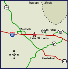 Map to Lakeside Storage and Rentals